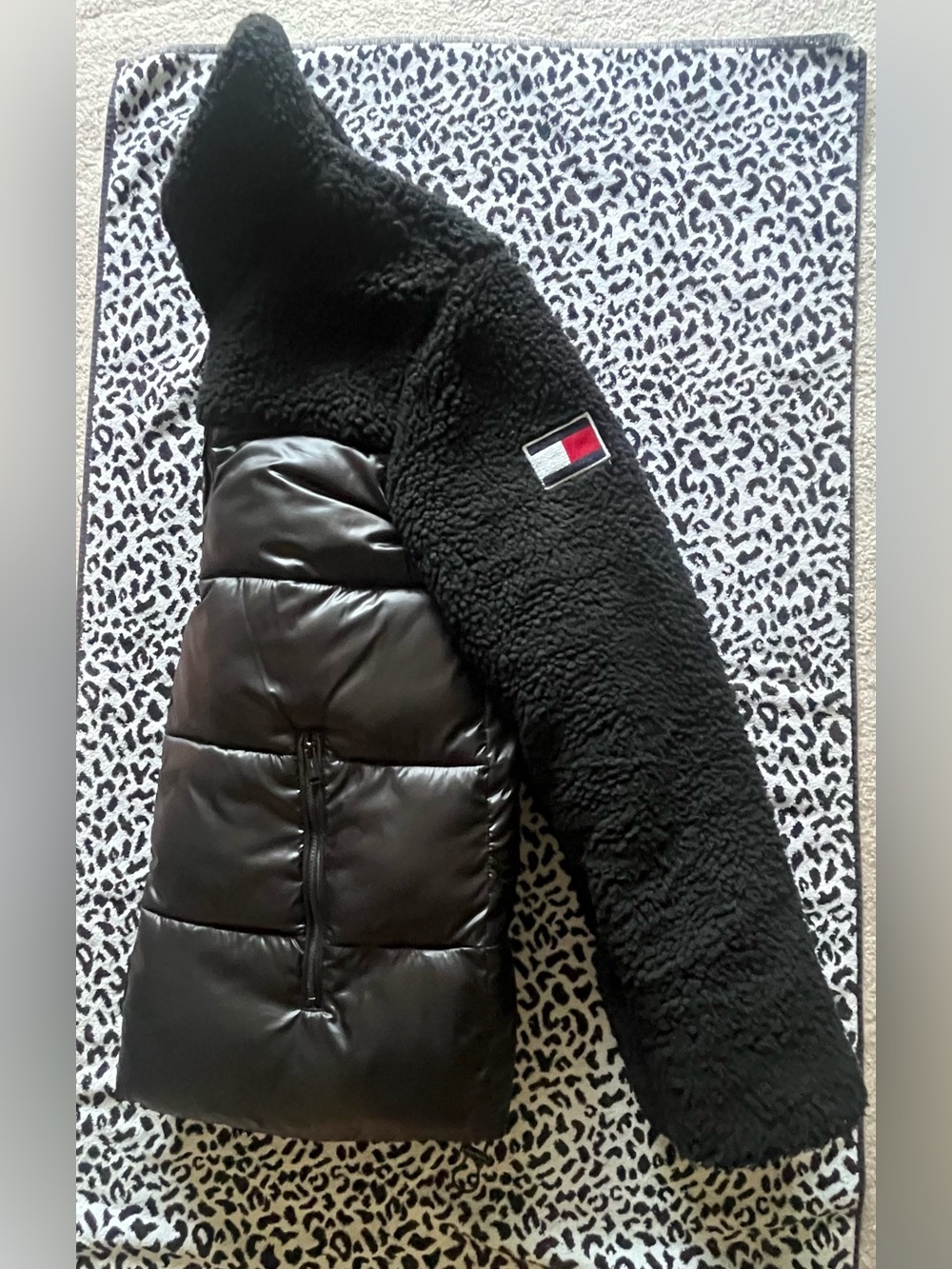 Tommy Hilfiger mixed media jacket